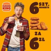 Promocje Restauracje i kawiarnie w Warszawa | 6 szt. nuggets za 6 zł de Burger King | 10.03.2023 - 6.04.2023