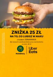 Katalog McDonald's | 25 zł zniżki na Maka dla nowych userów UberEats! | 26.10.2022 - 29.01.2023