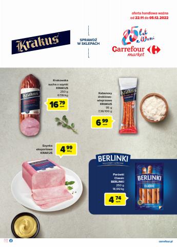 Katalog Carrefour Market w: Kraków | Gazetka Gwarancja smaku  | 21.11.2022 - 5.12.2022
