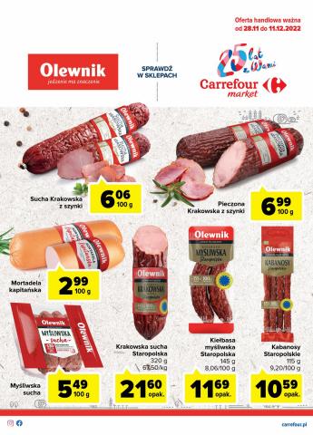 Katalog Carrefour Market w: Łódź | Gazetka Jedzenie ma znaczenie | 27.11.2022 - 11.12.2022