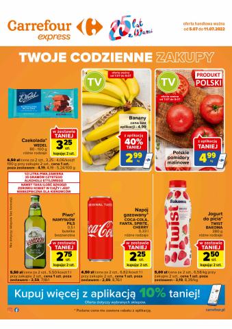 Promocje Supermarkety w Wrocław | Gazetka Express de Carrefour Express | 4.07.2022 - 11.07.2022