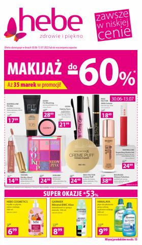 Promocje Perfumy i kosmetyki w Sieradz | Makijaż do -60% de Hebe | 30.06.2022 - 13.07.2022