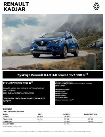Promocje Samochody, motory i części samochodowe w Lubartów | Renault KADJAR PRICE  de Renault | 11.01.2022 - 31.12.2022