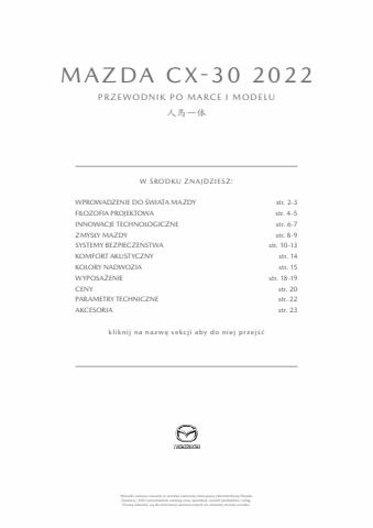 Katalog Mazda | MAZDA CX-30 2022 | 19.11.2021 - 31.12.2022