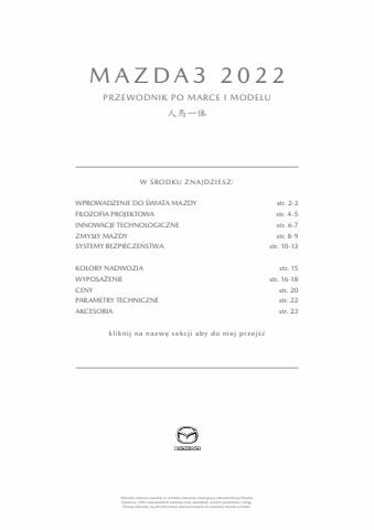 Katalog Mazda w: Kraków | Mazda3 2022 | 17.01.2022 - 12.01.2023