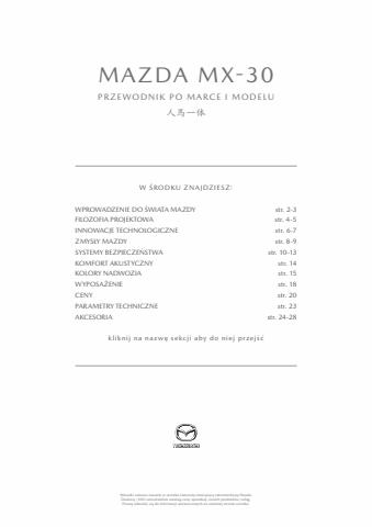 Katalog Mazda | MAZDA MX-30 | 19.01.2022 - 31.12.2022