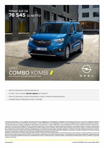 Promocje Samochody, motory i części samochodowe w Oleśnica | Opel - Combo Kombi de Opel | 11.04.2022 - 11.04.2023