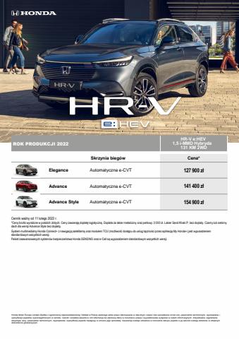 Katalog Honda | HR-V e:Hev Cennik 2022 | 21.02.2022 - 22.12.2022