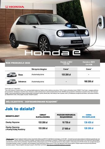 Katalog Honda | Honda e 2022 | 21.02.2022 - 22.12.2022