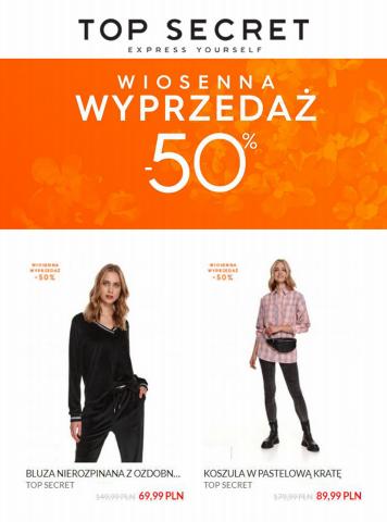 Katalog Top Secret w: Poznań | Wiosenna Wyprzedaż -50% | 5.05.2022 - 16.05.2022