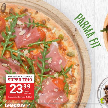 Promocje Restauracje i kawiarnie | Super Trio Promocje de Telepizza | 24.03.2022 - 18.05.2022