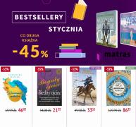 Promocje Książki i artykuły biurowe w Łódź | Bestsellery stycnia co Druga książka -45% de Matras | 25.01.2023 - 31.01.2023