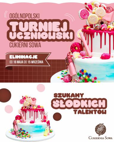 Promocje Restauracje i kawiarnie w Luboń | Turniej Uczniowski Cukierni Sowa de Cukiernia Sowa | 6.06.2022 - 15.09.2022