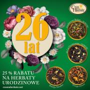 Promocje Restauracje i kawiarnie w Wągrowiec | 25% Rabatu na Herbaty Urodzinowe de Czas na herbatę | 18.09.2023 - 1.10.2023