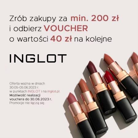 Katalog Inglot | Przy zakupach za min. 200 zł Voucher 40 zł na Kolejne | 30.05.2023 - 30.06.2023