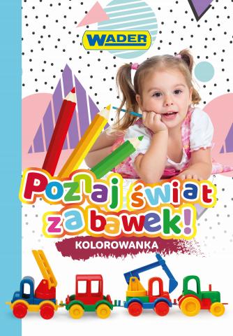 Promocje Dzieci i zabawki w Krotoszyn | Kolorowanka de Wader | 27.07.2022 - 31.08.2022