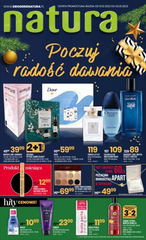 Promocje Perfumy i kosmetyki w Warszawa | Drogerie Natura Gazetka de Drogerie Natura | 1.12.2022 - 2.01.2023