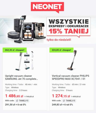 Promocje Elektronika i AGD w Łódź | 15% Taniej de Neonet | 15.09.2022 - 30.09.2022