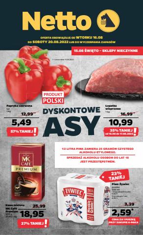 Promocje Supermarkety w Katowice | Gazetka Netto de Netto | 15.08.2022 - 20.08.2022