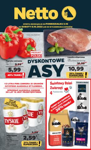 Promocje Supermarkety w Nowy Dwór Mazowiecki | Gazetka Netto de Netto | 2.10.2022 - 8.10.2022