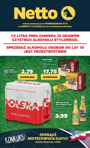 Promocje Supermarkety w Wrocław | Netto gazetka de Netto | 20.11.2022 - 3.12.2022