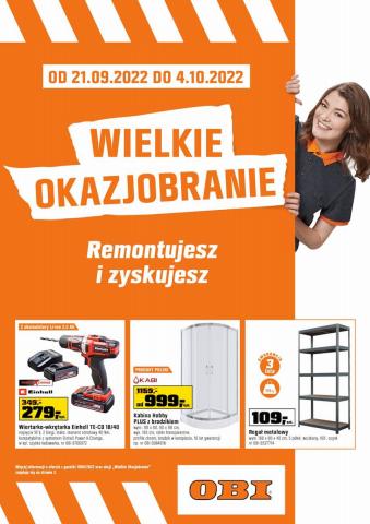 Katalog OBI w: Warszawa | Wielkie Okazjobranie | 21.09.2022 - 4.10.2022