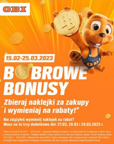 Katalog OBI w: Wrocław | Bobrowe Bonusy | 22.02.2023 - 25.03.2023