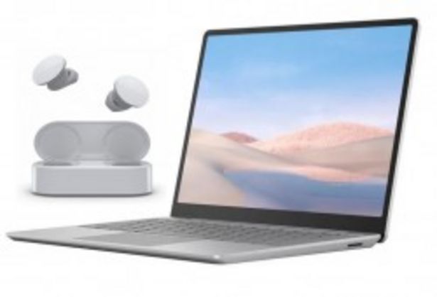 Microsoft Surface Laptop Go Platynowy+ EARBUDS Białe za 2899 zł