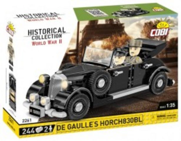 Cobi HC WWII 2261 Samochód De Gaulle's 1936 Horch 830BL 244 KL za 127 zł