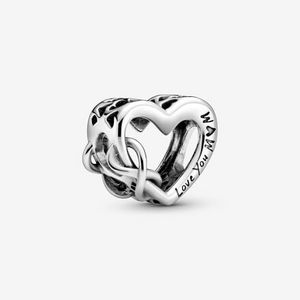 Charms Serce „Kocham Cię Mamo” z symbolem nieskończoności za 89 zł w Pandora