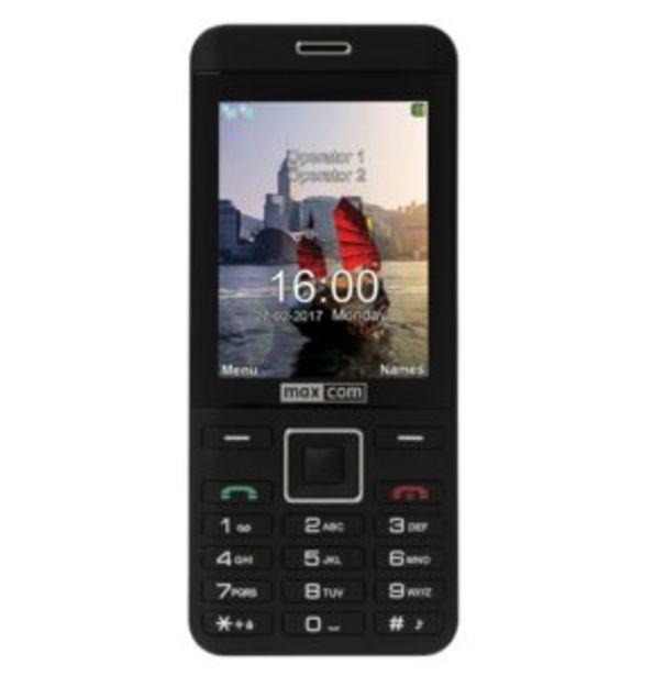 Telefon MAXCOM Classic MM236 Czarno-srebrny za 109,99 zł