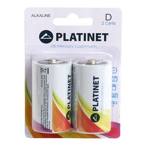 Baterie alkaliczne PLATINET LR20 - kpl 2 szt. za 15 zł w Agata Meble