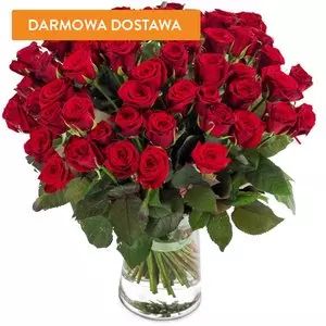 50 Róż Czerwonych za 599 zł w EuroFlorist