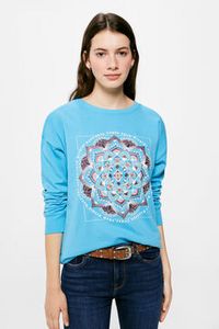Mandala flower sweatshirt za 14,99 zł w Springfield