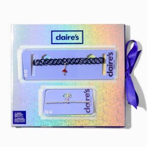 12 Days of Charms Advent Calendar Tattoo Choker Necklace & Stretch Bracelet Set za 64,74 zł w Claire's