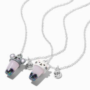 Best Friends Kitty & Koala Bubble Tea Shaker Pendant Necklaces - 2 Pack za 38,94 zł w Claire's