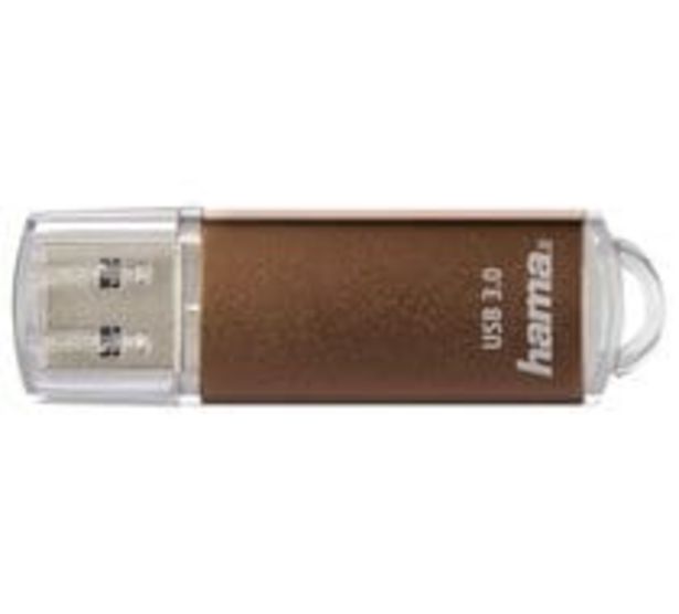 Pamięć USB HAMA Laeta 3.0 64 GB Brązowy za 32 zł