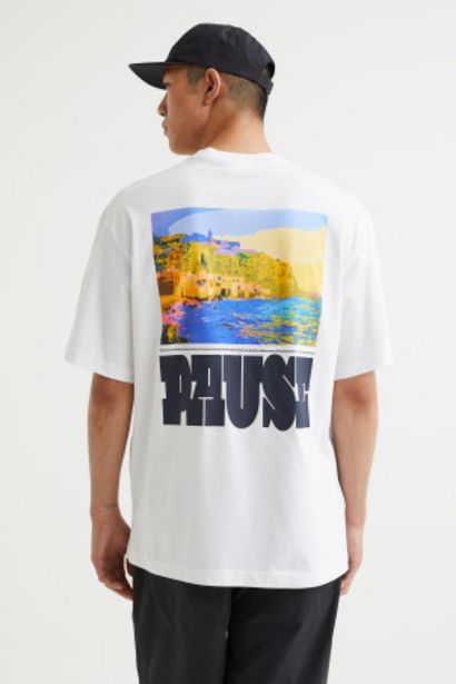 Bawełniany T-shirt Relaxed Fit za 39,99 zł w H&M