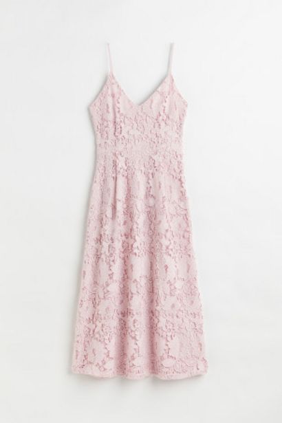 Koronkowa sukienka z dekoltem w serek za 279,99 zł w H&M
