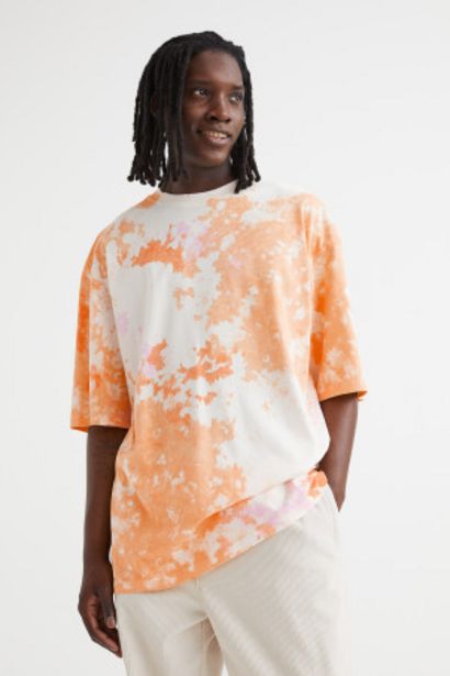 Bawełniany T-shirt oversize za 59,99 zł w H&M