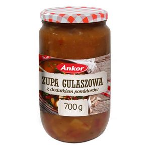 Ankor Zupa gulaszowa z dodatkiem pomidowów 700g za 8,99 zł w Torimpex