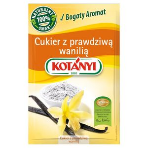 Kotányi Cukier z prawdziwą wanilią 10 g za 2,29 zł w Torimpex