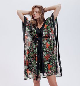 Kimono ceinturé imprimé za 14,99 zł w Promod