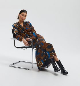 Longue robe-chemise imprimée za 69,99 zł w Promod