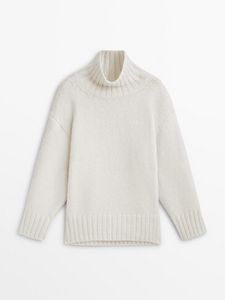 Dzianinowy Sweter Z Półgolfem − Limited Edition za 599 zł w Massimo Dutti