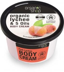 Krem do ciała odżywczy Różowe Liczi 250 ml Organic Shop za 7 zł w Słoneczko