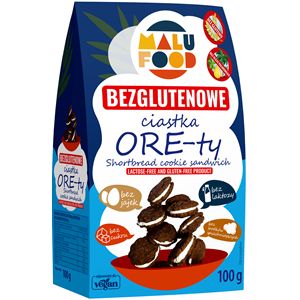 Ciastka ORE-TY bez cukru bezglutenowe 100 g Malu Food za 7,25 zł w Słoneczko