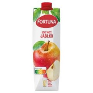 Fortuna Sok 100 % jabłko 1 l za 3,49 zł w Spar