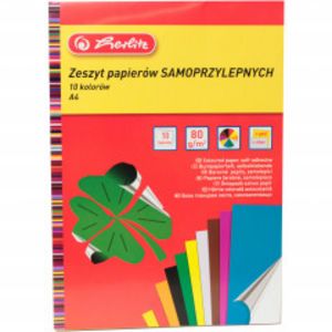 Zaszyt papierów samoprzylepnych A4 10 kolorów za 6,49 zł w Spar