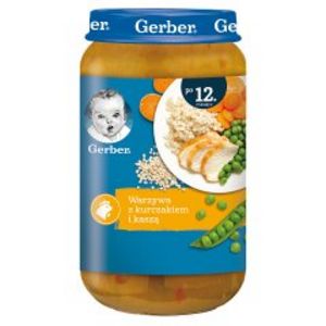 Gerber Warzywa z kurczakiem i kaszą dla dzieci po 12. miesiącu 250 g za 8,99 zł w Spar